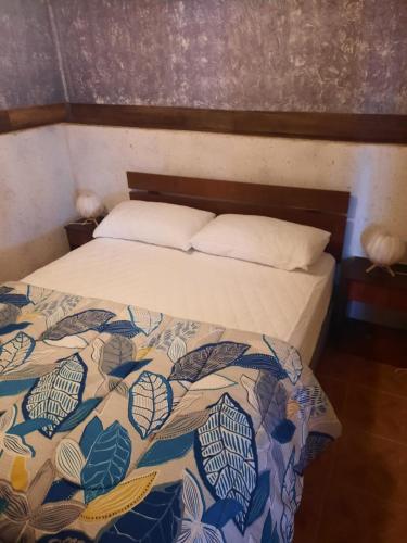 Postel nebo postele na pokoji v ubytování Cabaña recinto Super vista, WIFI con terraza3