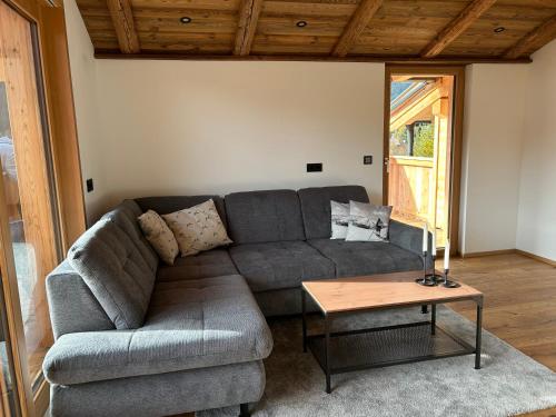 Χώρος καθιστικού στο Mountainview-Lodge exklusiver Neubau mit Bergblick