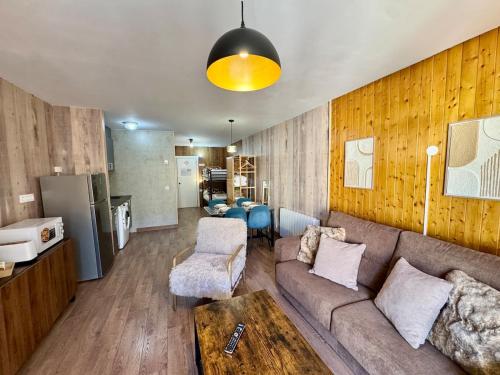 Η κουζίνα ή μικρή κουζίνα στο Acogedor Estudio en Pas de la Casa a pie de pistas