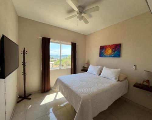 Postel nebo postele na pokoji v ubytování Casita Sol