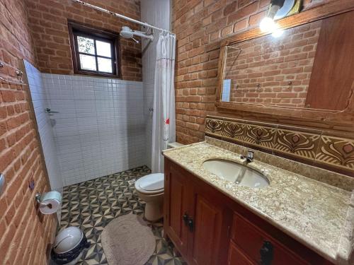 Koupelna v ubytování Chalés Itaoka Belvedere