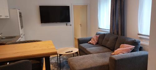 TV a/nebo společenská místnost v ubytování City Appartement
