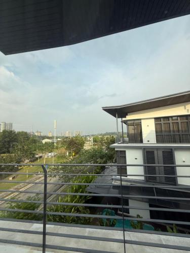 a view from the balcony of a building at The Garden Twelve Homestay in Putrajaya