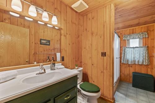Koupelna v ubytování Cabin #5