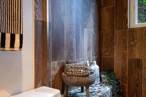 Koupelna v ubytování Artist's Perch