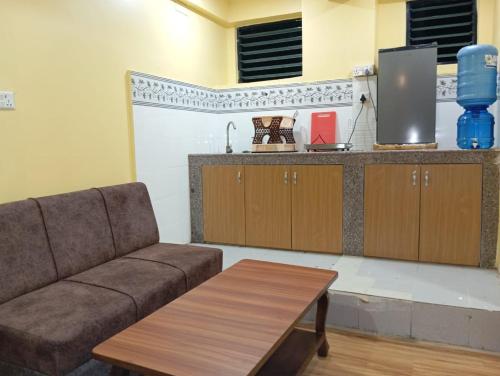 Η κουζίνα ή μικρή κουζίνα στο Rambler's Hotel