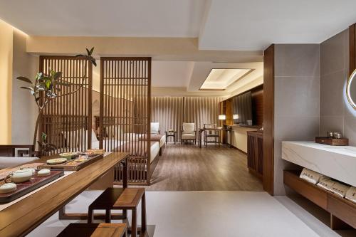 Posezení v ubytování Jijia Inn