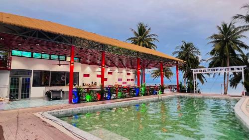 Bazén v ubytování Umi Resort 菩提有米 nebo v jeho okolí