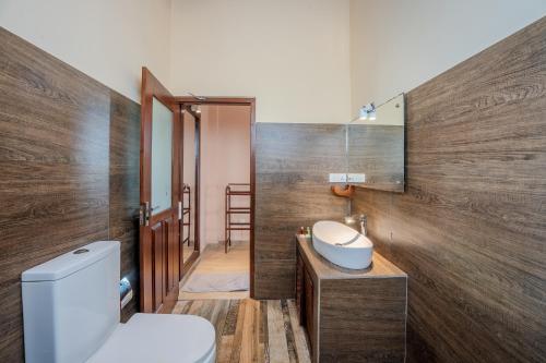 Koupelna v ubytování Villa Red Lobster