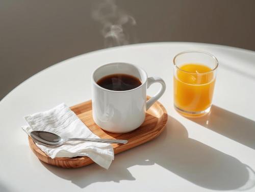 Morgunverðarvalkostir í boði fyrir gesti á Beat Hotel Bangkok