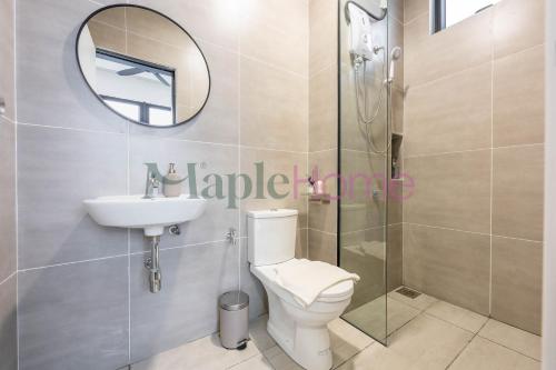 Koupelna v ubytování Space Residency Premier Suites Johor Bahru