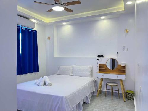 Postel nebo postele na pokoji v ubytování Shiri Pool Villa 1