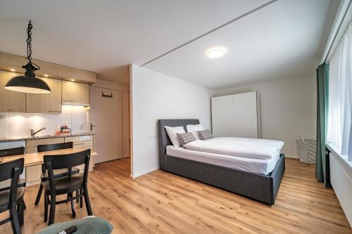 Postel nebo postele na pokoji v ubytování Paradies 212