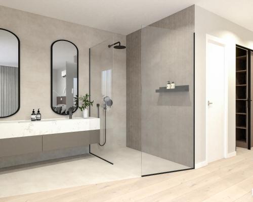 Koupelna v ubytování Luxury Villa Lea Magdalena 6 with Pool and Sea View