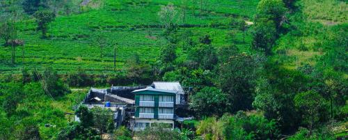 una casa en la ladera de una colina en un campo en SAI HOLIDAYS Chottupara, en Vagamon
