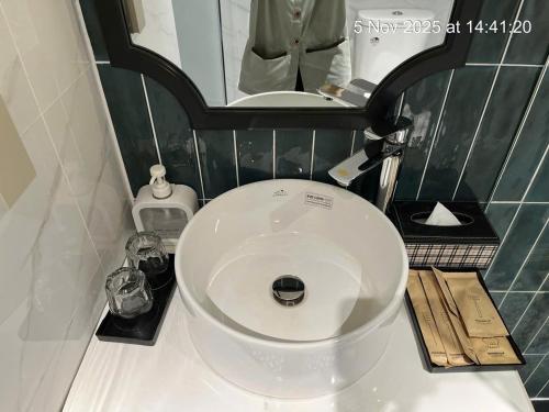 Koupelna v ubytování Centa Hotel & Spa 4