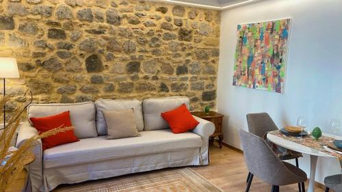 Posezení v ubytování Cozy House in San Rocco