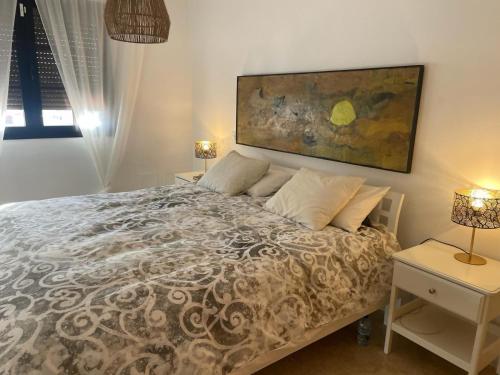 Ένα ή περισσότερα κρεβάτια σε δωμάτιο στο Villa Garoé