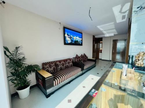 TV a/nebo společenská místnost v ubytování Hotel Agm