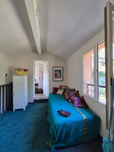 Postel nebo postele na pokoji v ubytování Magnifique villa 3 chambres au cœur des Alpilles