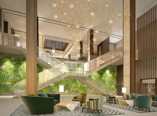 Χώρος καθιστικού στο Kempinski Hotel Brazzaville Republic of the Congo