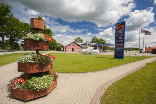 Zahrada ubytování Motelis Astarte