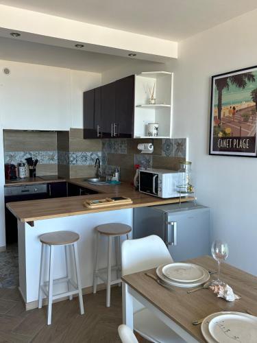 Cosy T2 avec vue imprenable sur la mer