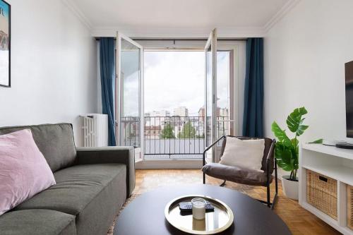 Lovely Appartement-2rooms-6p sunshine-quiet-subway