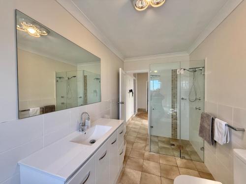 Koupelna v ubytování Currawong Corner Cottage