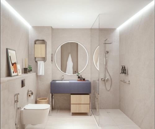 Ένα μπάνιο στο Bloom Arjaan by Rotana