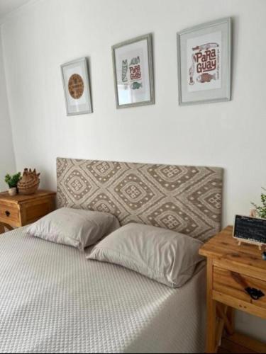 Ένα ή περισσότερα κρεβάτια σε δωμάτιο στο Apartamento para 4 personas