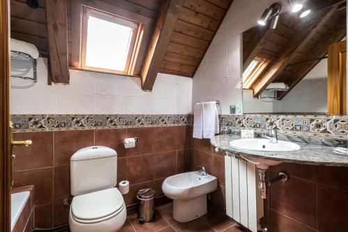 Koupelna v ubytování Hotel SNÖ Beret