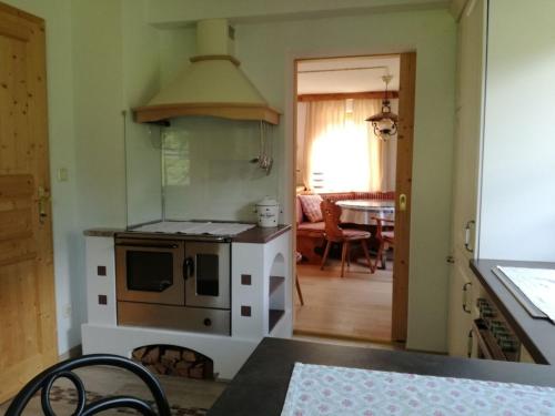 Η κουζίνα ή μικρή κουζίνα στο Jägerkeusche