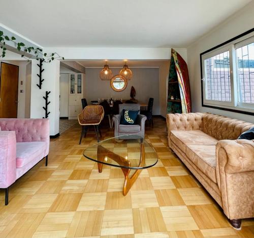 Χώρος καθιστικού στο Central Santiago Haven