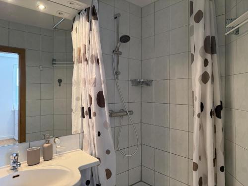 Koupelna v ubytování Pension Hirschburg Apartment 7 - Altheide