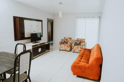 TV a/nebo společenská místnost v ubytování Maravilhosos Apartamento completo Marina Clube