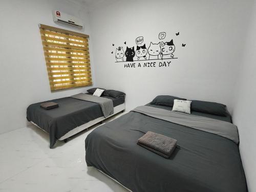 Ένα ή περισσότερα κρεβάτια σε δωμάτιο στο Vi Sweet Home Airport