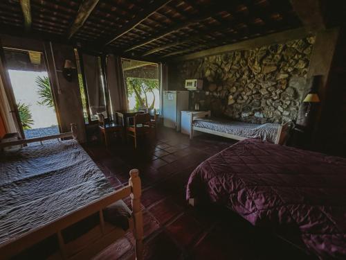 Ένα ή περισσότερα κρεβάτια σε δωμάτιο στο San Francisco De Las Sierras