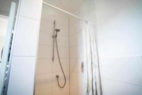 Et badeværelse på Ferienwohnung Gaisweiher, Dinkelsbühl