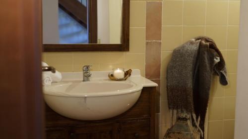 Koupelna v ubytování La Sorgente