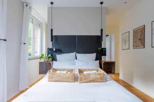 Postel nebo postele na pokoji v ubytování L'Elégance, Suite Premium - Lille Lomme - Netflix