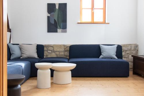 Χώρος καθιστικού στο Architektenhaus am Pölkentor