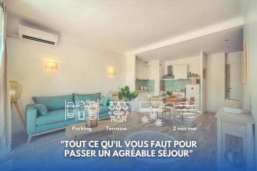 Le Joy - Terrasse - Parking - Verrière Côte d'Azur