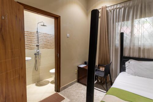 Koupelna v ubytování Palm Gardens Guesthouse