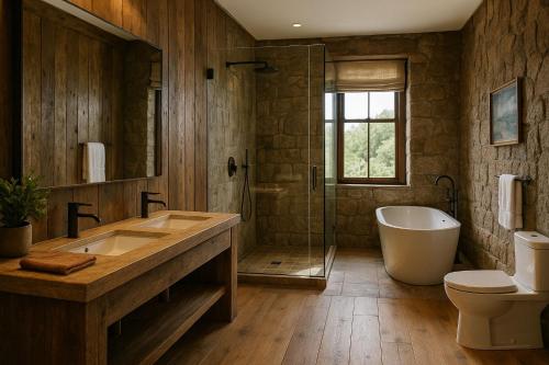 Koupelna v ubytování Petasan Jagwe