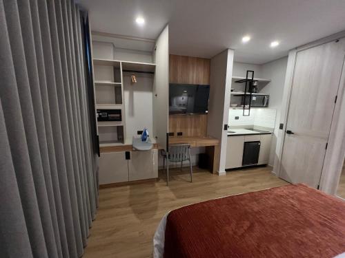 Nhà bếp/bếp nhỏ tại Hotel Ryo 74B