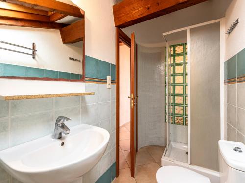 Koupelna v ubytování Vacancéole - Résidence Sognu di Rena