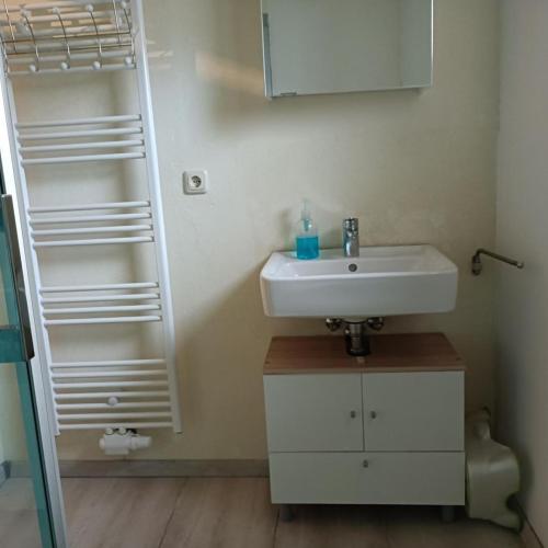 Koupelna v ubytování NEU! Ferienwohnung Biberburg EG