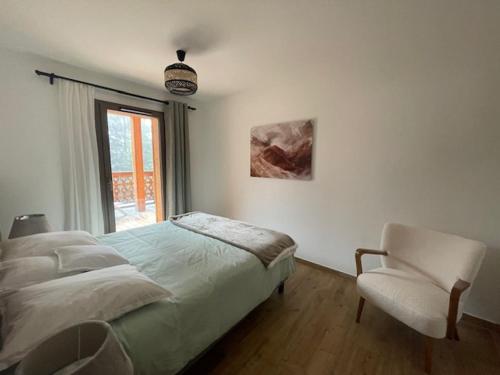 Superbe appartement à Châtel : 6 pers., parking, terrasse vue montagnes
