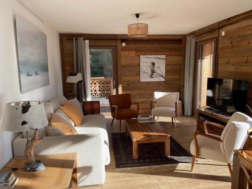 Superbe appartement à Châtel : 6 pers., parking, terrasse vue montagnes
